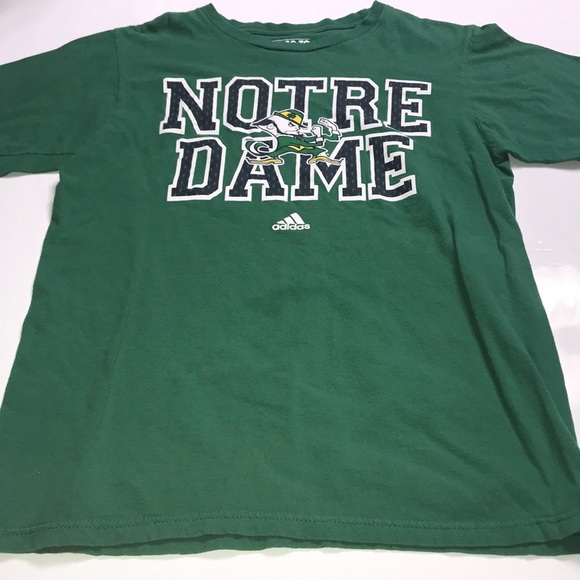 Notre Dame Adidas T-Shirt Size Men’s Medium - Picture 1 of 8